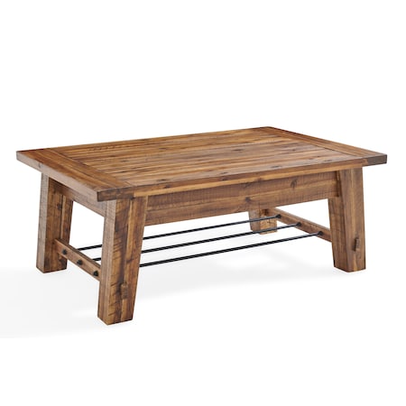 Alaterre Furniture Durango 48"L Industrial Wood Coffee Table ANDU1274